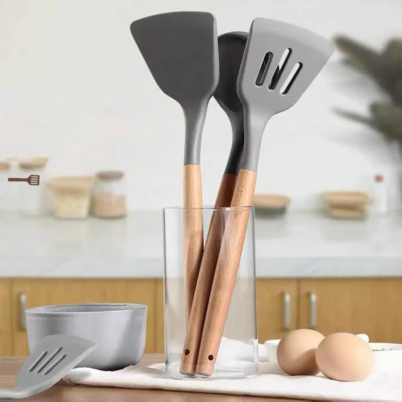 Gulabi Premium Silicon Utensil Set - Three Piece Set media 1