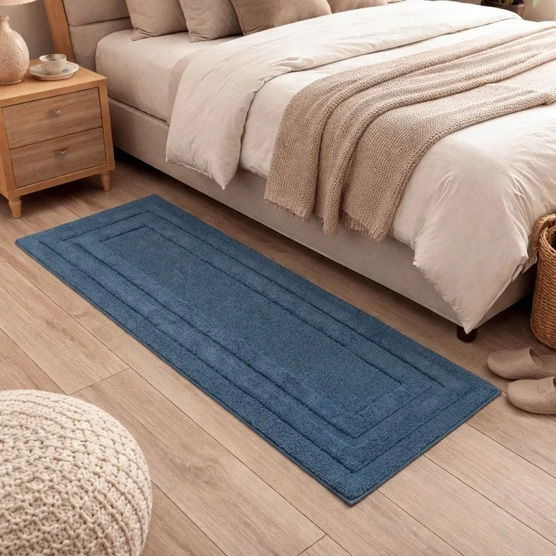 PureStep Cotton Runner Rug - Blue media 1