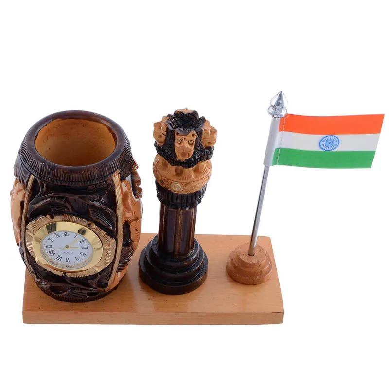 Patriot's Pride Wooden Pen Stand - Multicolor media 3