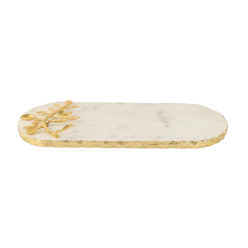 Fernest Oval Marble Platter media 3