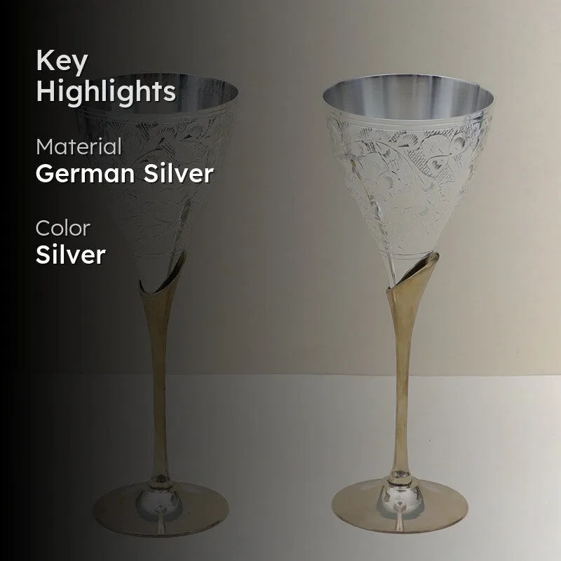 Ruqayya Martini Glasses (100 ML) - Set Of Two media 2