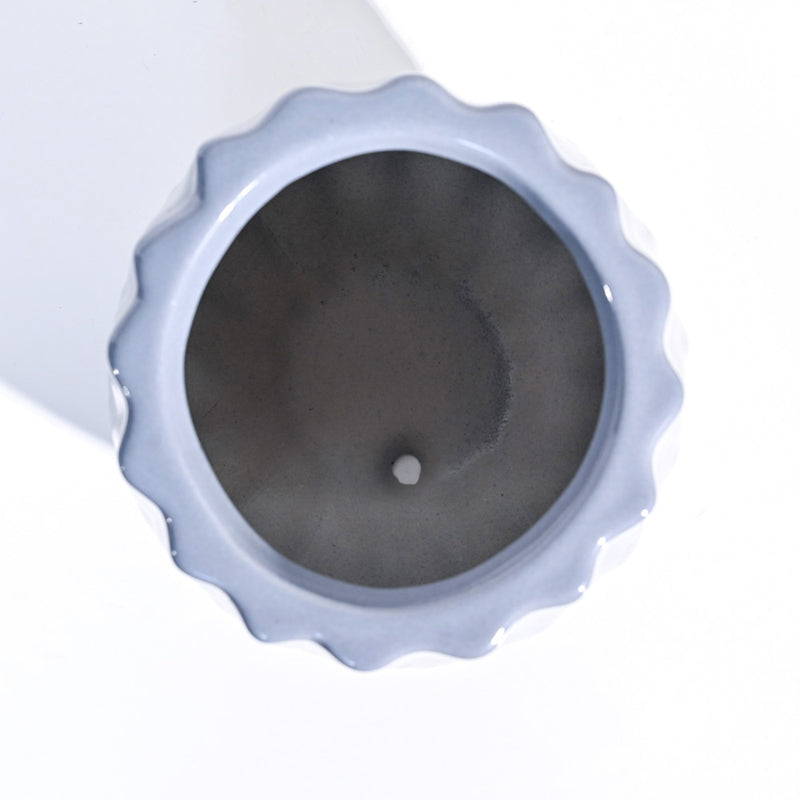 Ugaoo Precious Horcrux Gray Ceramic Pot media 5