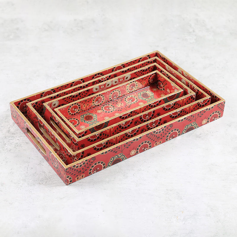 India Circus Adah Serving Tray media 3