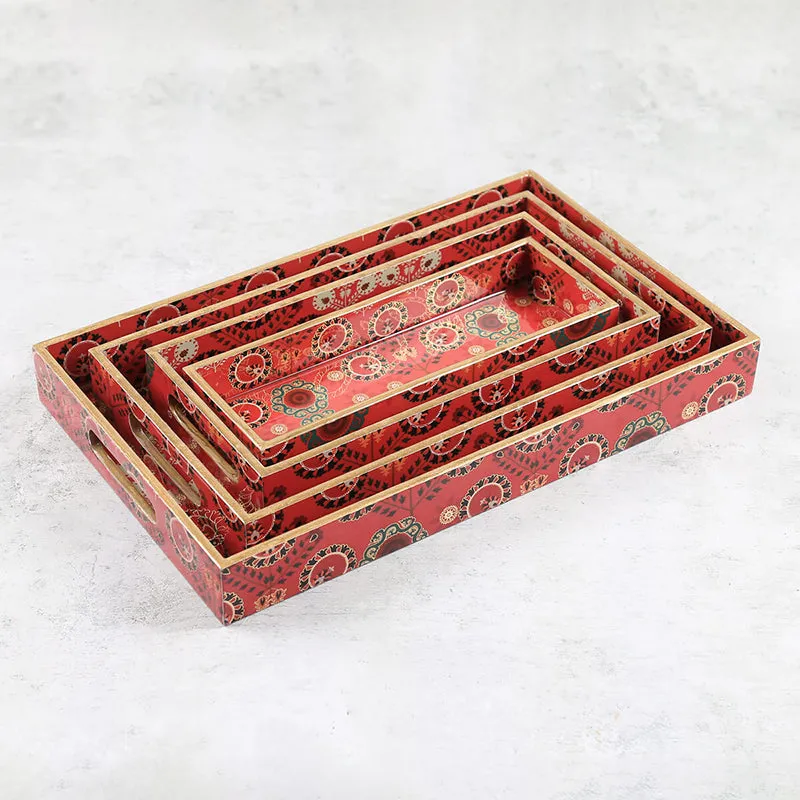 India Circus Adah Serving Tray media 3