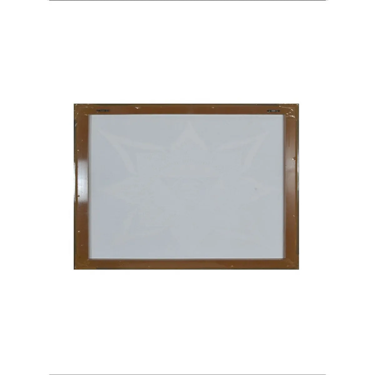 Back view of the rectangular framed canvas wall painting