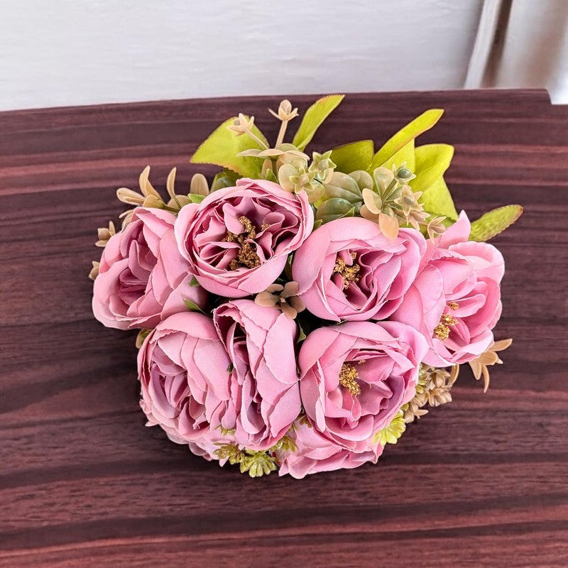 Rose Blossom Artificial Flower - Pink media 4