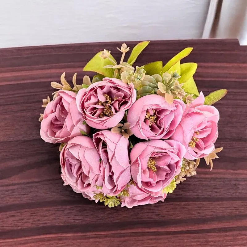 Rose Blossom Artificial Flower - Pink media 4