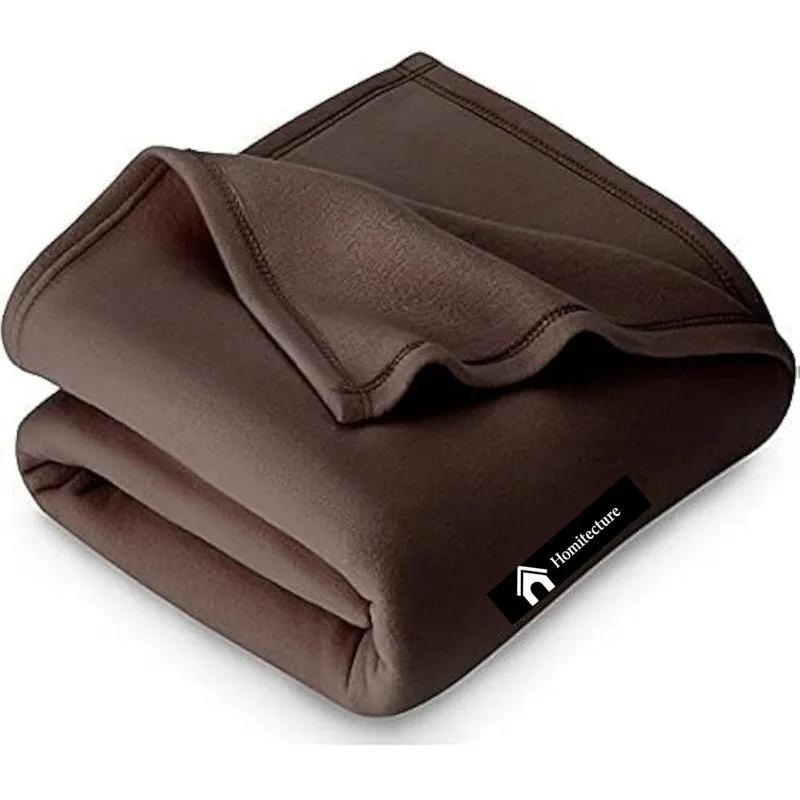 Soft Elite Blanket(Brown) - 220 GSM media 3