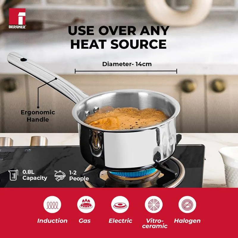 Bergner Induction Safe Saucepan - 1200ml/6 Inches media 3