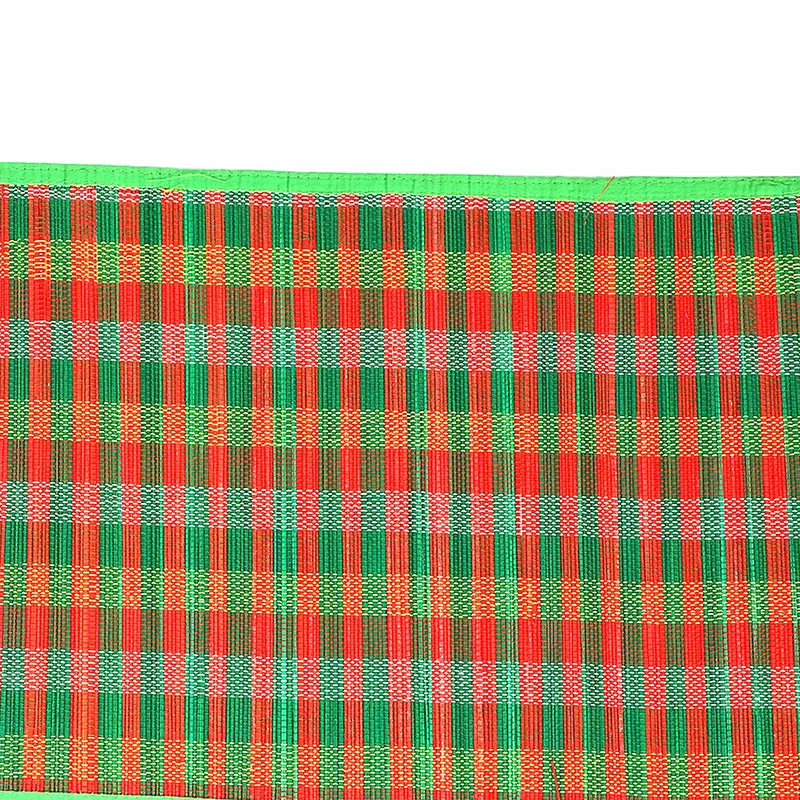 Chequered Zen Bamboo Table Mat (Green) - Set Of Six media 3