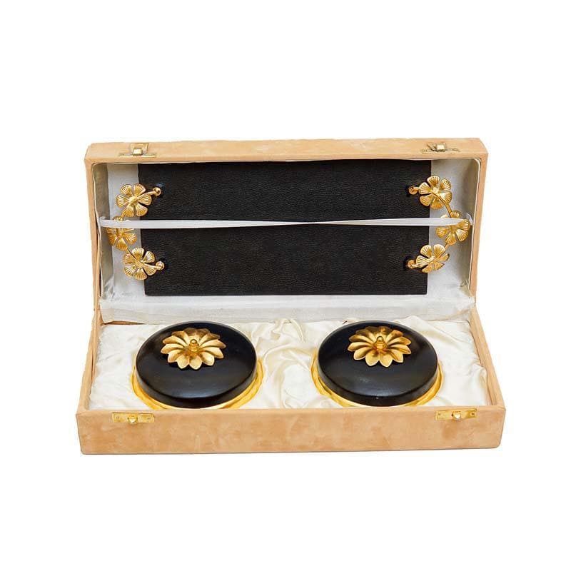 Black & Gold Metal Dryfruit Boxes media 4