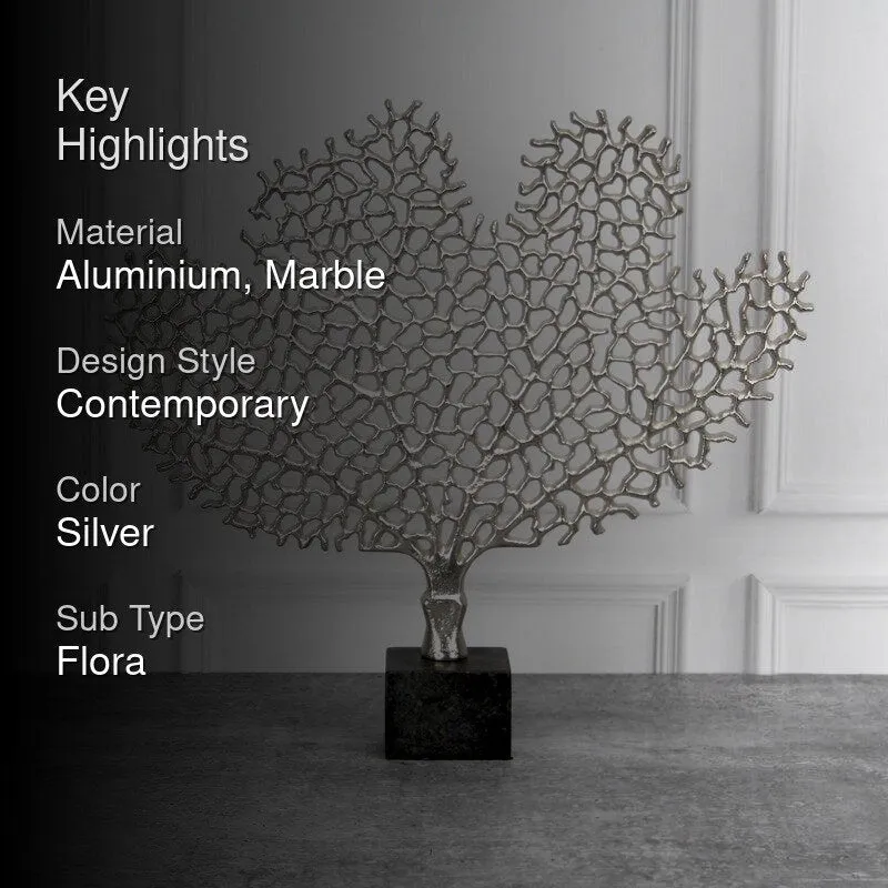 Hritha Tree Showpiece - Silver media 2