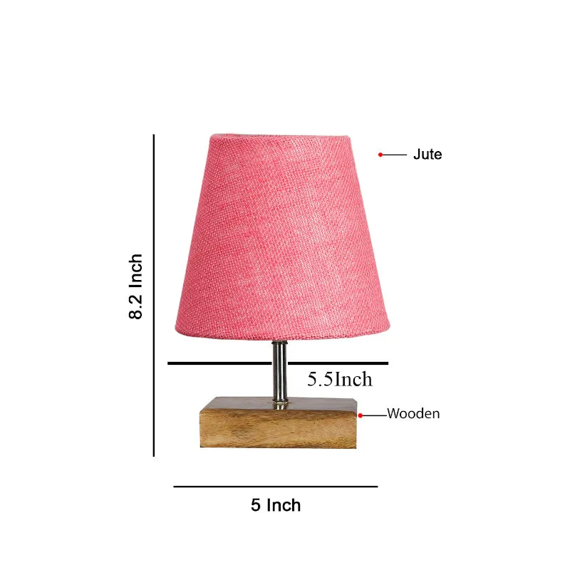 Tryda Jute Table Lamp - Pink,Brown media 5