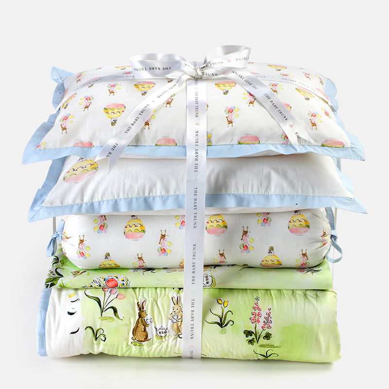 Twirl & Float Egyptian Cotton Bedding Set (200 TC) - Five Piece Set media 4