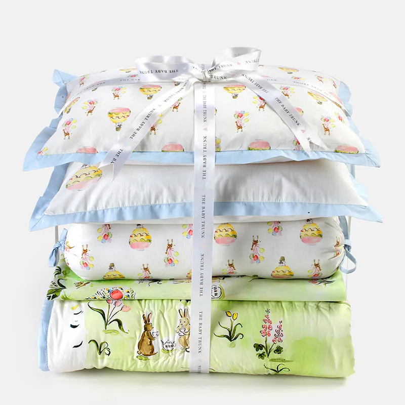 Twirl & Float Egyptian Cotton Bedding Set (200 TC) - Five Piece Set media 4