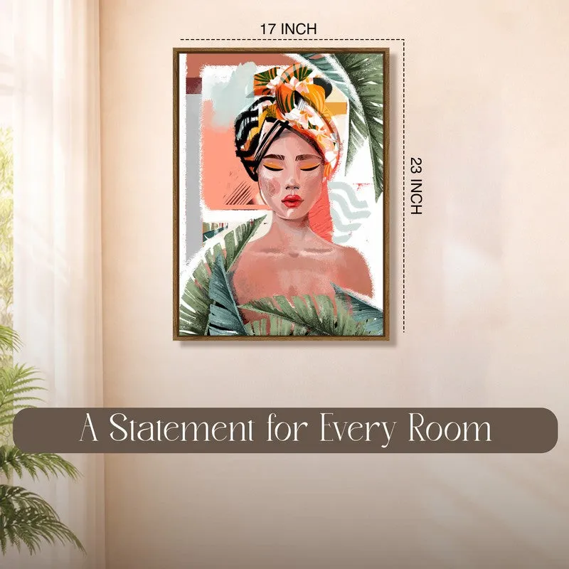 Rang Rani Canvas Wall Art With Frame media 10