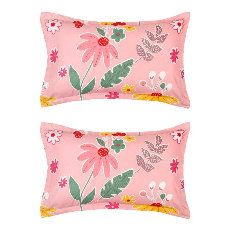 Jagvi Floral Microfiber Bedsheet - 110 GSM media 5