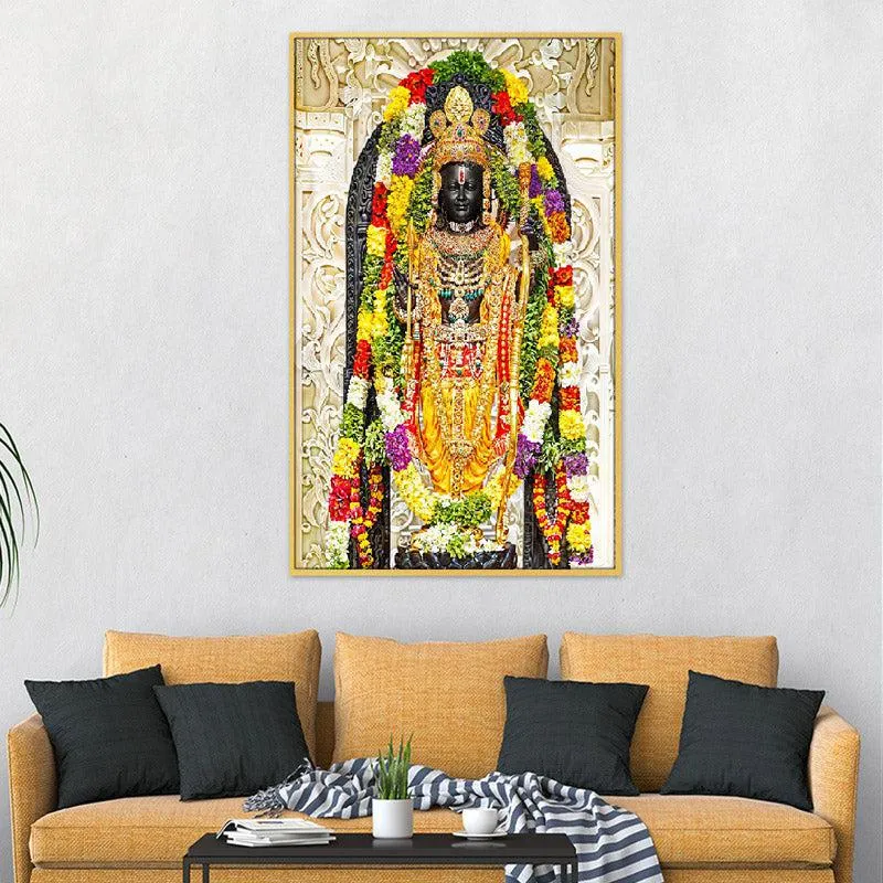Tirupati Deva Canvas Wall Painting With Frame media 6