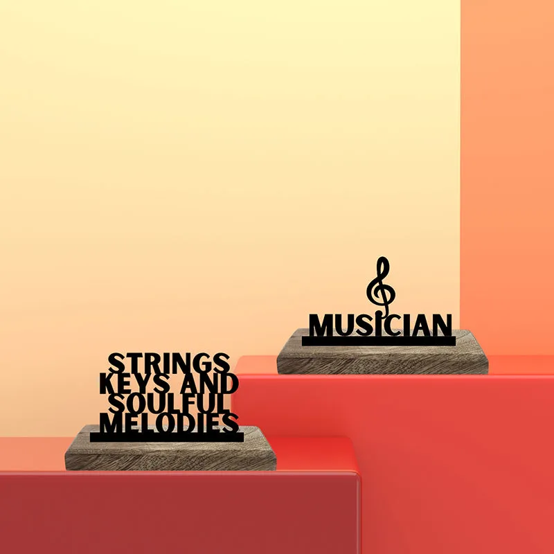 Melodies & Musician Showpiece - Set Of Two media 1