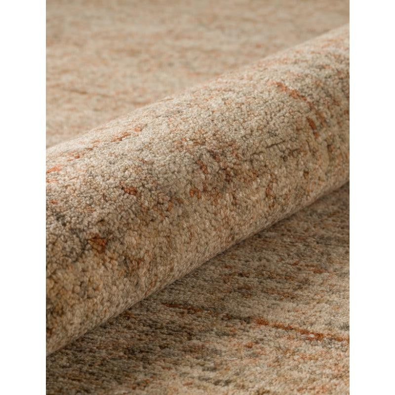 Handloom Hand Tufted Harmony Wool Rug - Brown & Orange media 4