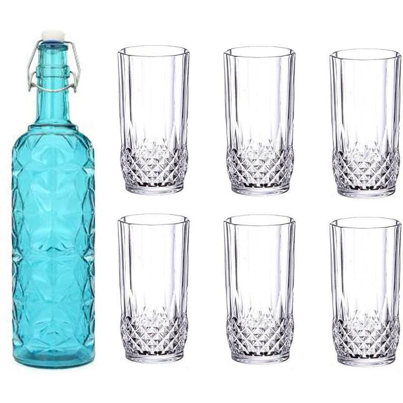 Mco 1000 mL Water Bottle With 200 mL Glasses - Seven Piece Set media 3