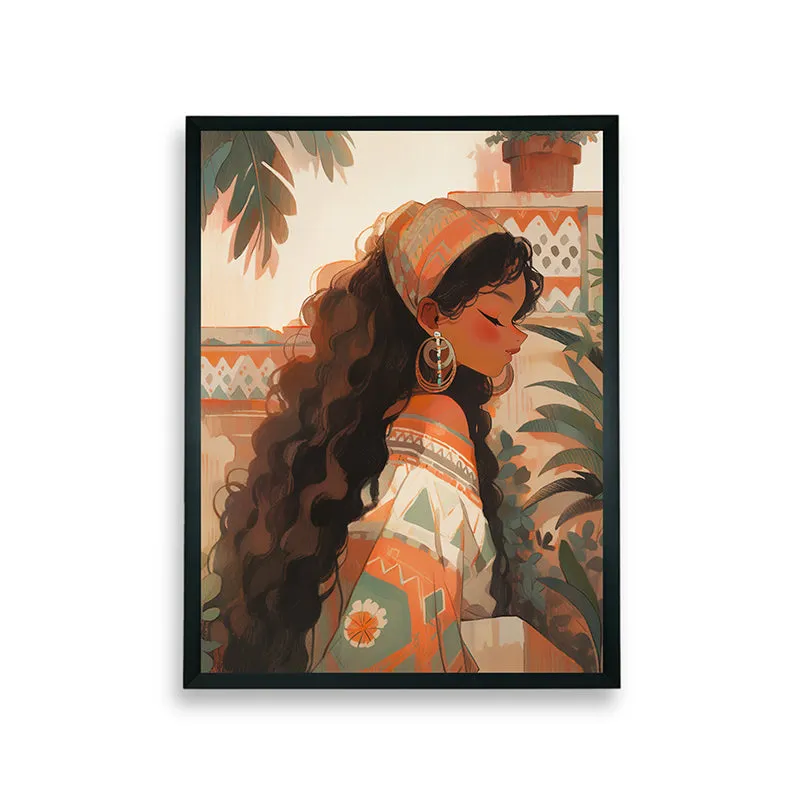 Brown Grace Canvas Wall Art media 7