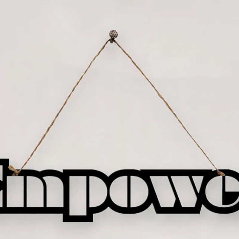 Empower Mild Steel Wall Accent media 4