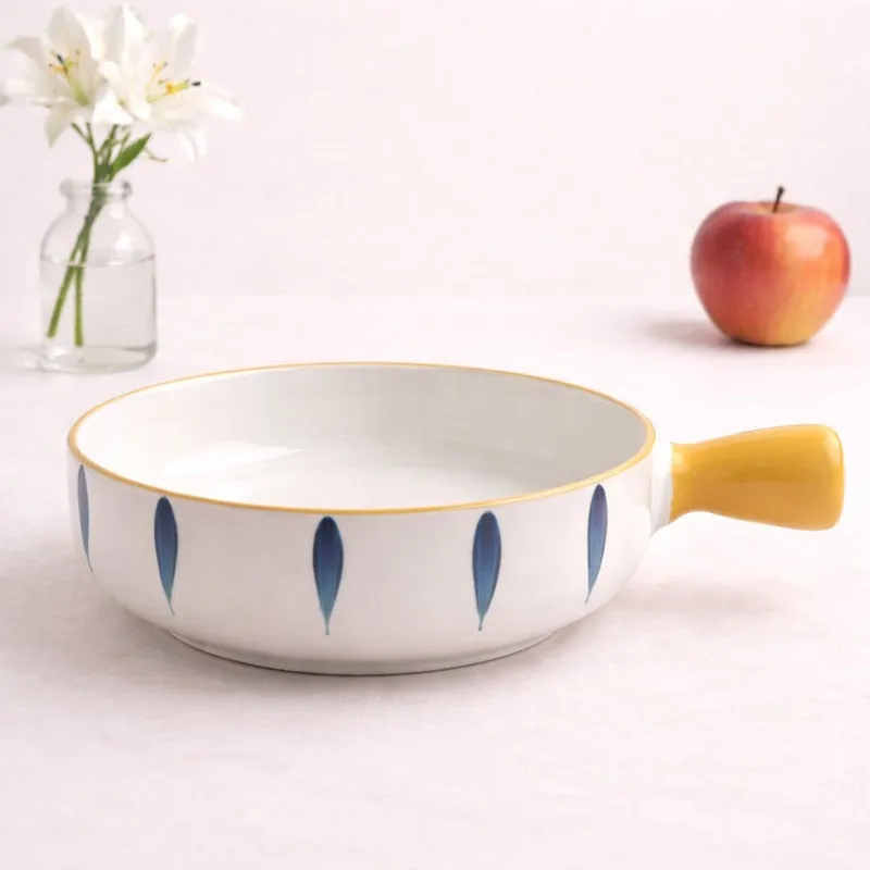Zenith Ceramic Salad Bowl media 1
