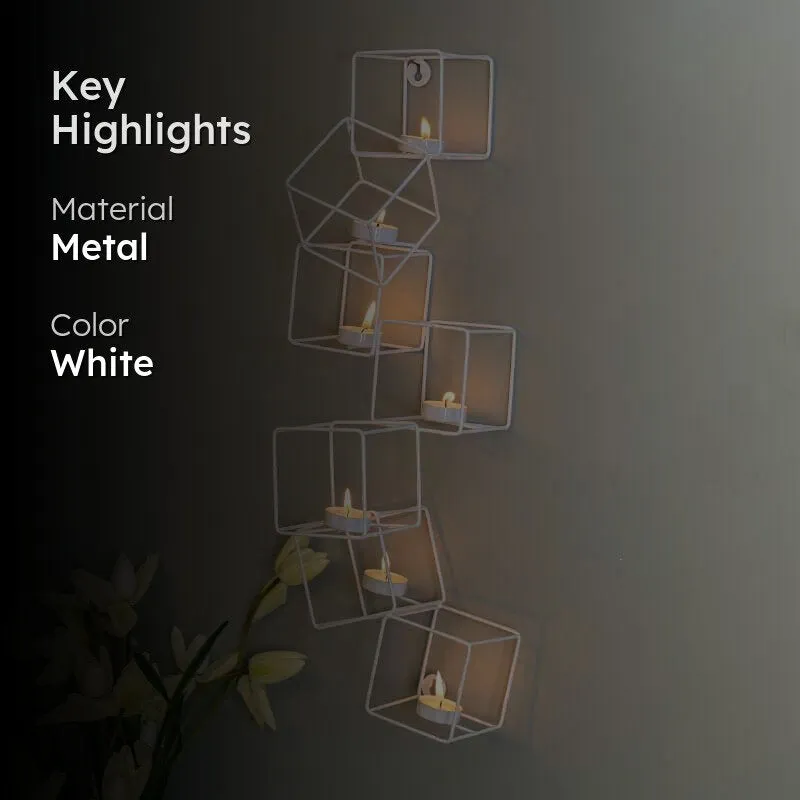 Cubix Candle Holder - White media 2
