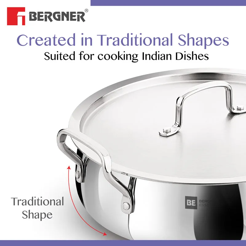 Bergner Biryani Handi With Handle And Lid - 4400 ML media 5