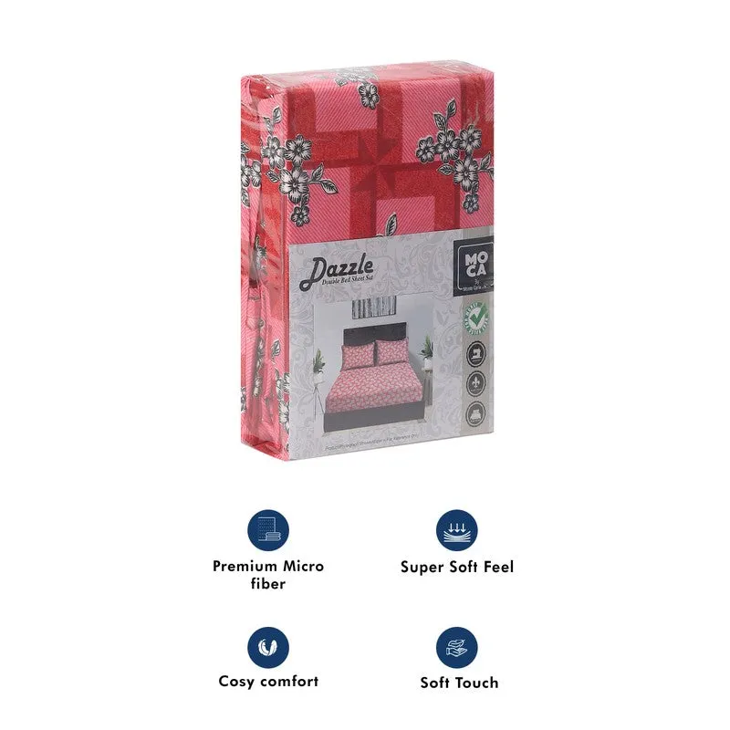 Monte Carlo Blossom Checks Bedsheet - 120 GSM media 11