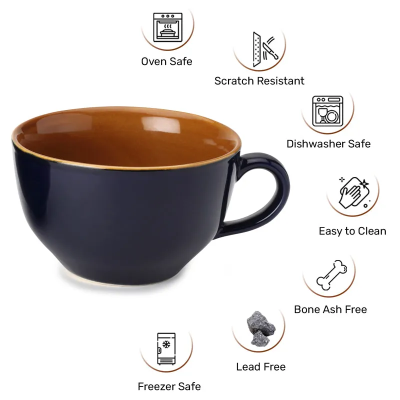 Ruby Ceramic Coffee Mug (350 mL) - Royal Blue media 5