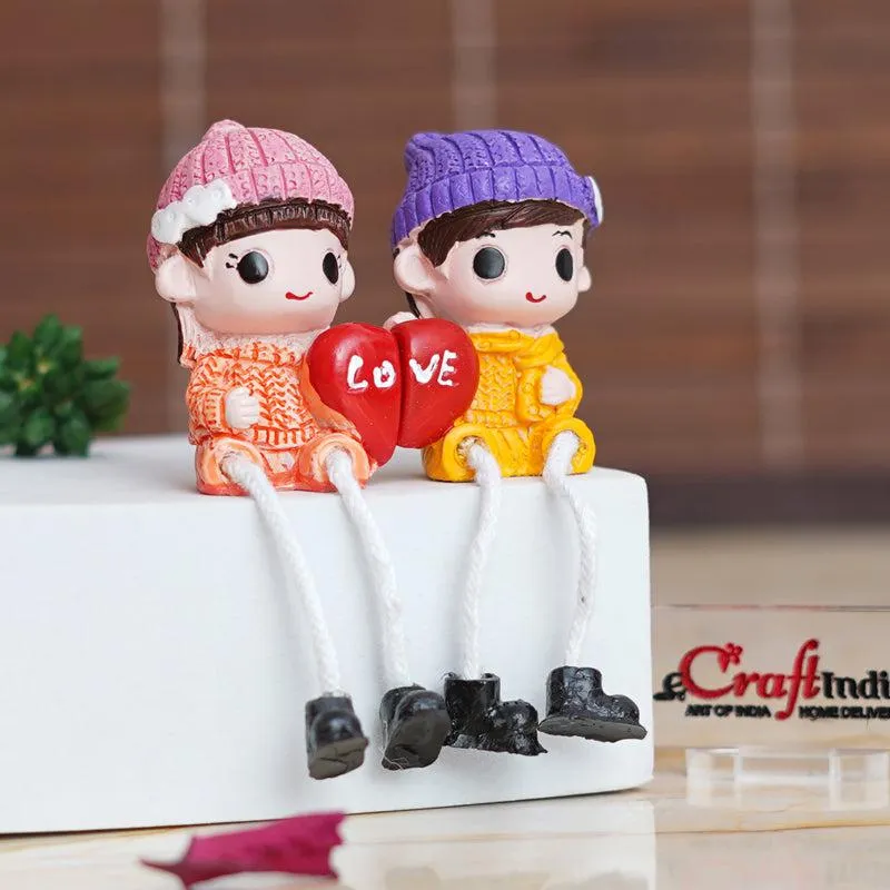 Cute Baby Couple Showpiece media 3