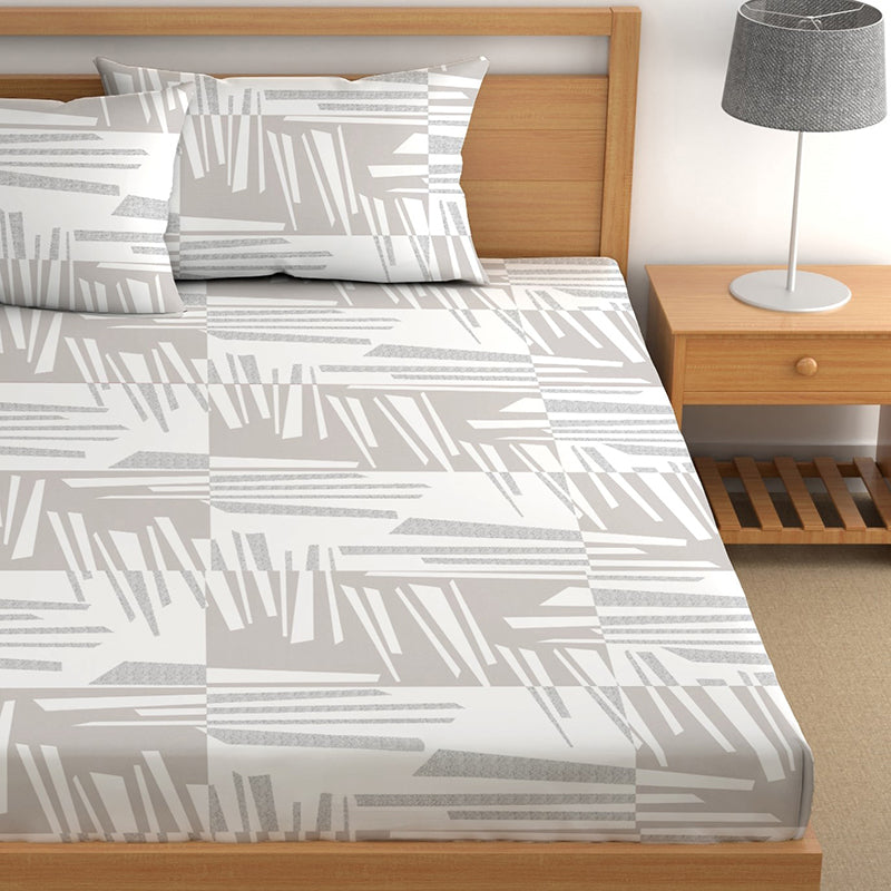 Fragmenta II Microfiber Microfiber Bedsheet - 150 GSM media 3