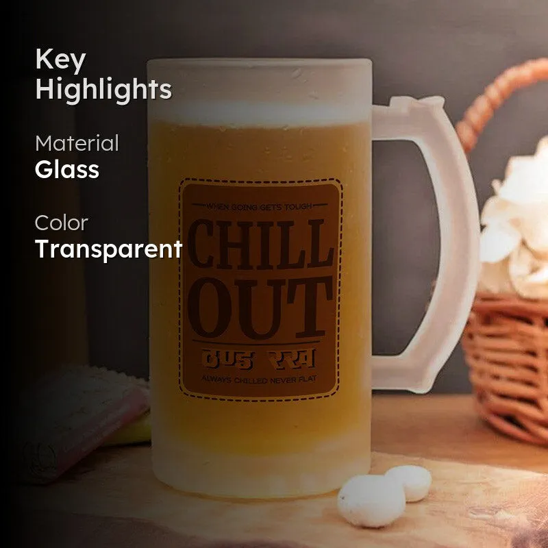 Chill Out Beer Mug - 400 ML media 2