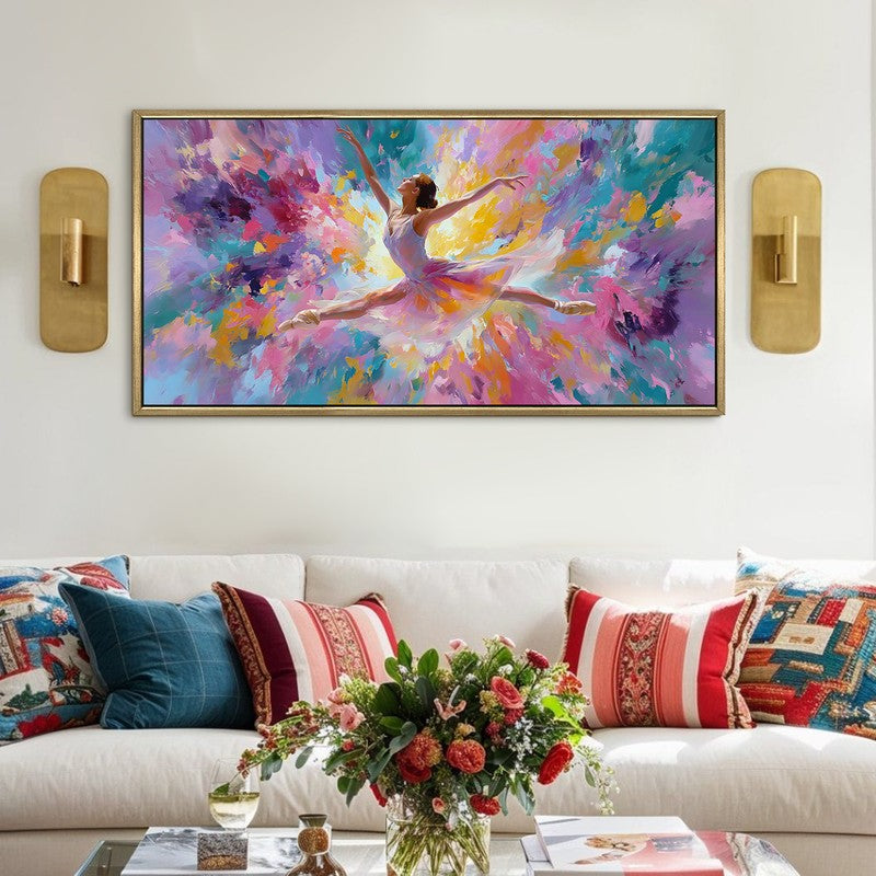 Skybound Canvas Wall Painting With Frame