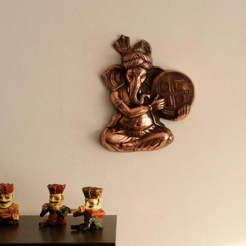 Vinayaka Music Religious Metal Wall Accent media 1