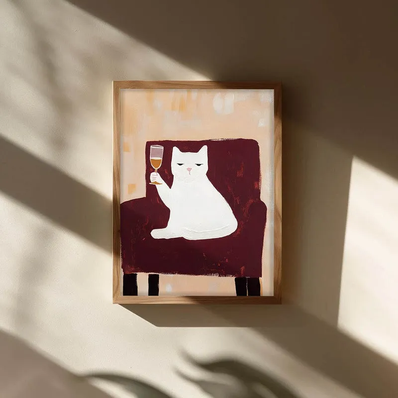 Sip Muse Archival Canvas Wall Art - Brown media 3