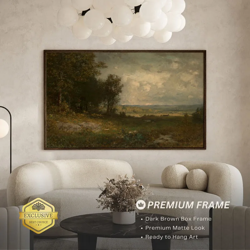 Melancholia Wood Wall Art With Frame - Black media 3
