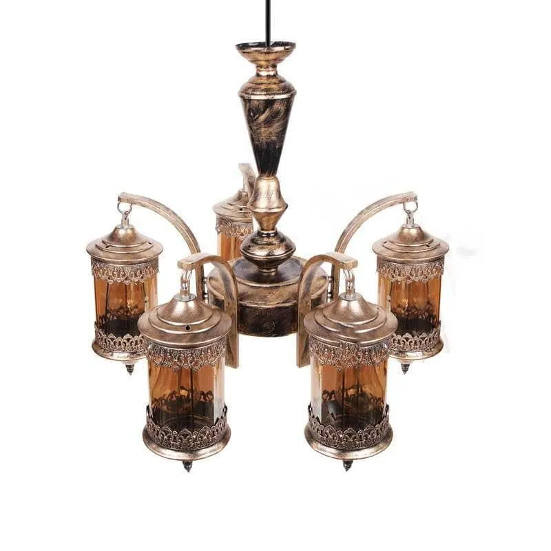 Ornate Farola Chandelier - Five Lights media 4