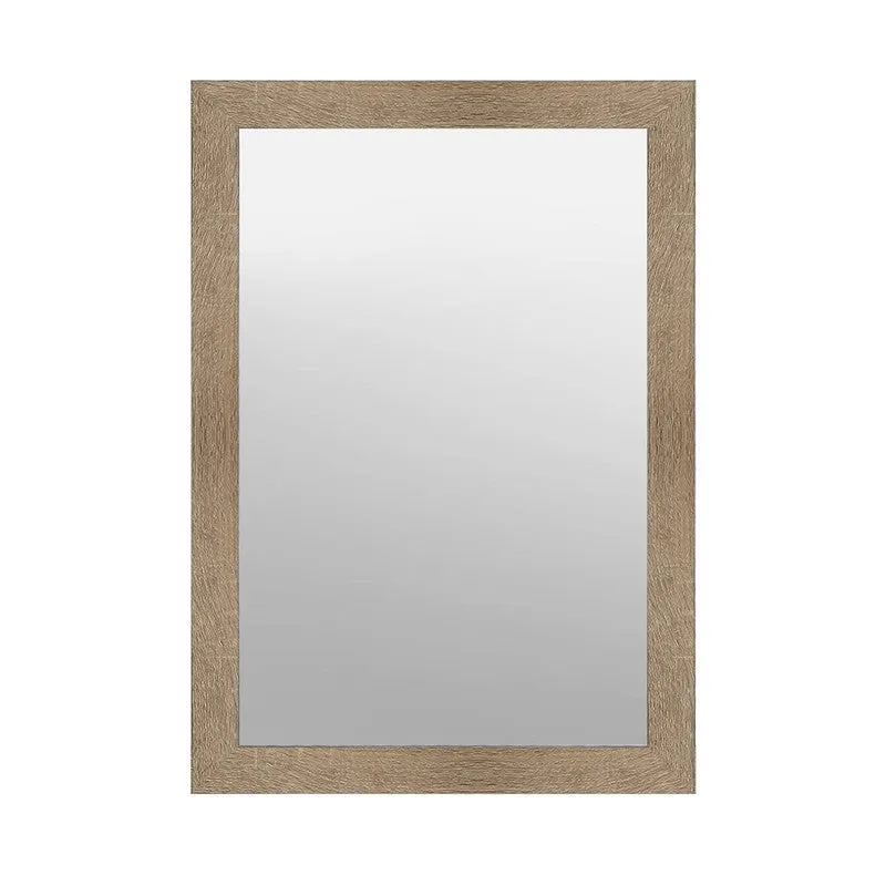 Noblarch Wall Mirrors With Wooden Frame (Brown) media 3