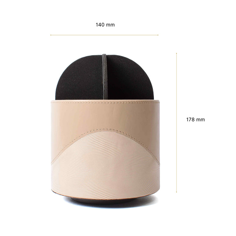 Veltrix Faux Leather Pen Stand - Beige media 9