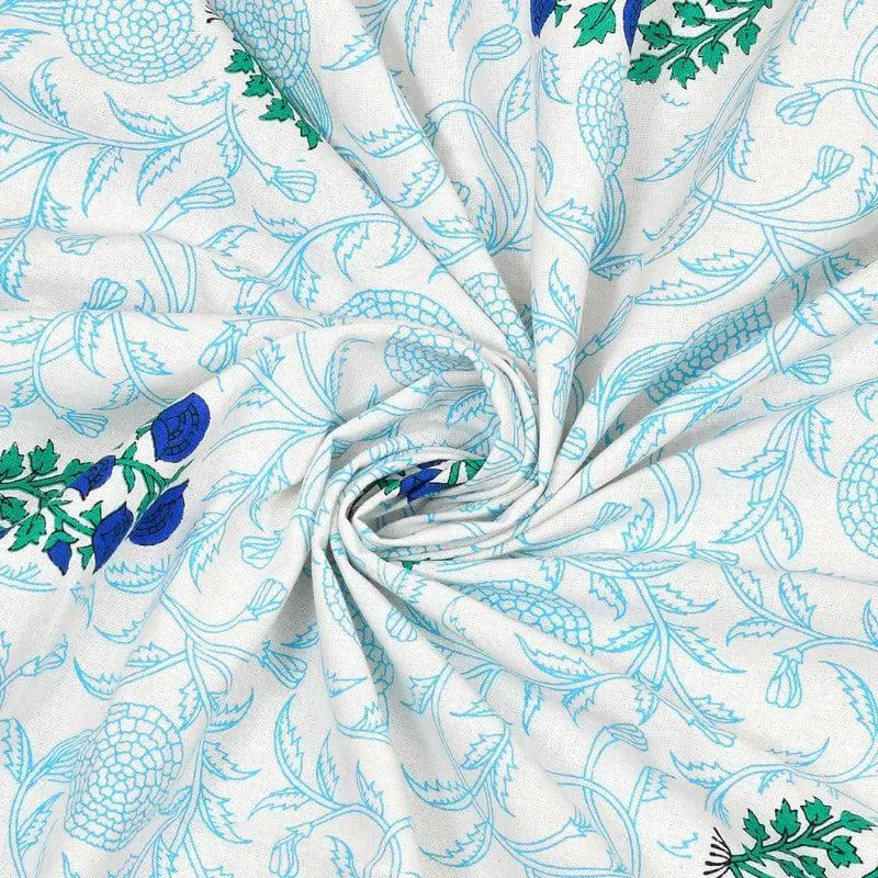 Pravi Floral Cotton Bedsheet - 180 TC media 5