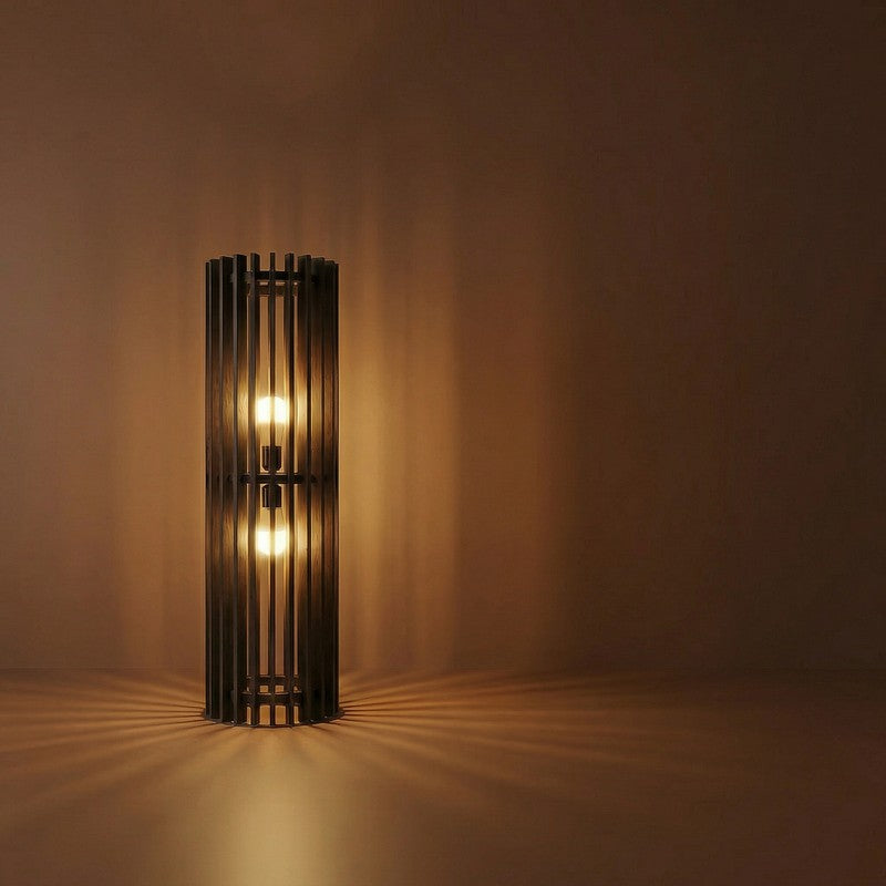 Divinit Wooden Slat Floor Lamp media 7