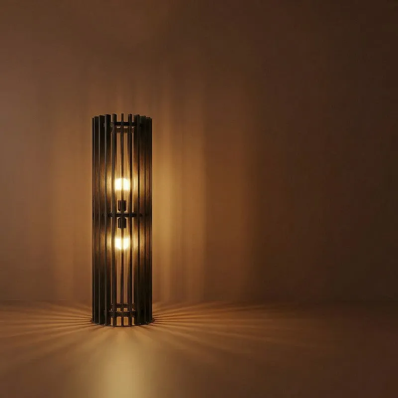 Divinit Wooden Slat Floor Lamp media 7