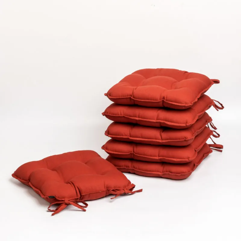 Sylvia Chair Pad (Terracotta Brown) - Set Of Six media 3