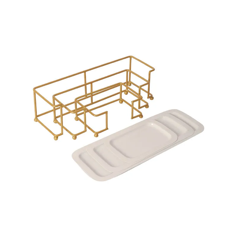 Atva Rectangular Iron Platter - Set of Three media 5