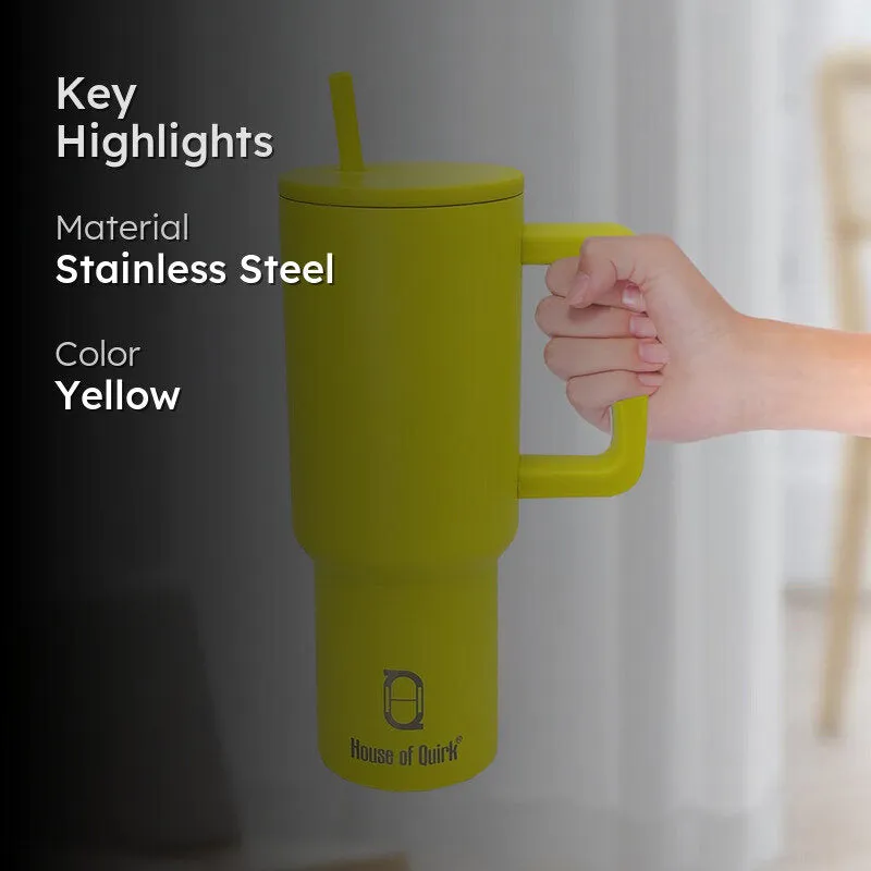 Hydra Boost Stainless Steel Tumbler (1200 ML) - Yellow media 2