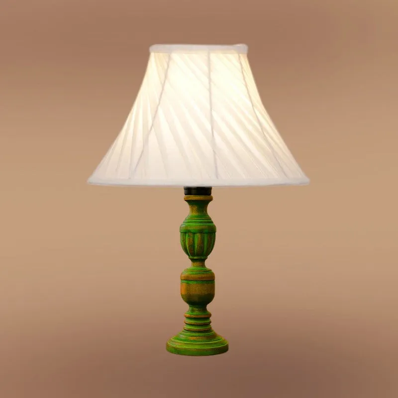 Arvello Oryn Wooden Table Lamp - Ivory media 6