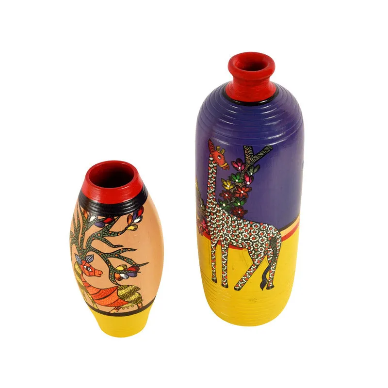 Indrasuta Terracotta Vase - Two Piece Set media 4